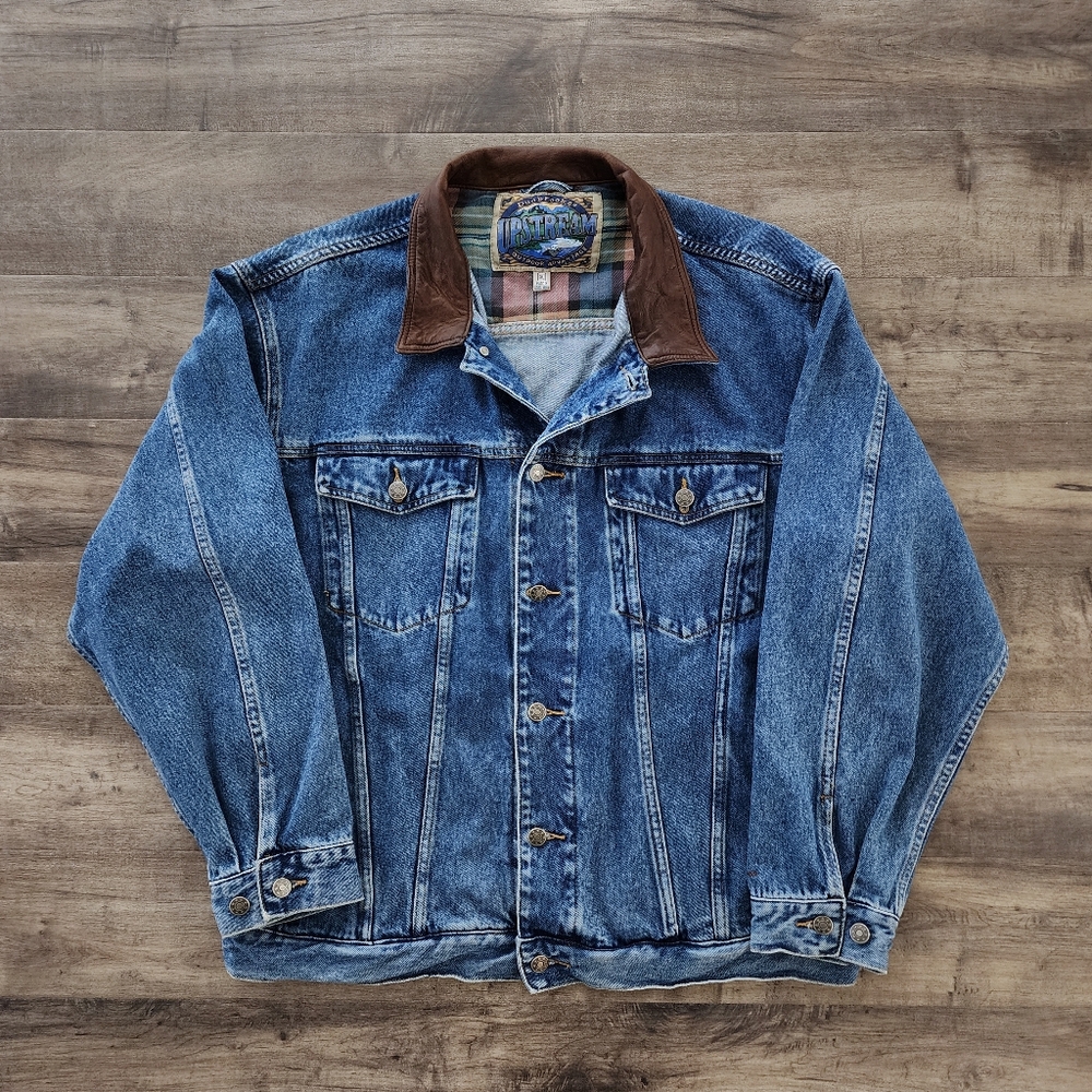 Dunbrooke Upstream Outdoor Denim Jean Jacket VTG Men's XL